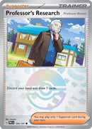 Professor's Research [Professor Rowan] (Poke Ball Pattern) - 124/131 - Prismatic Evolutions - Holo - Card Cavern