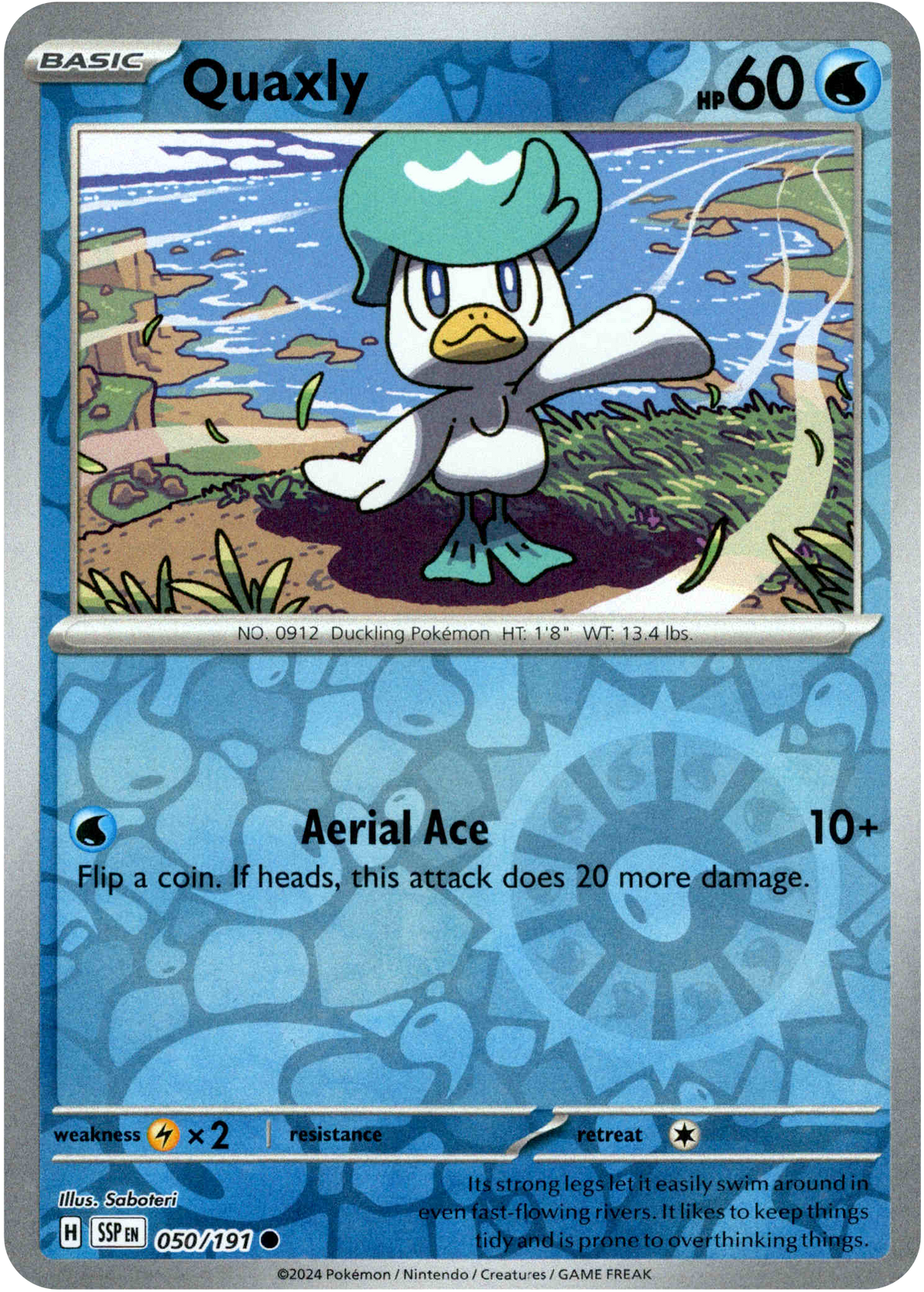 Quaxly - 050/191 - Surging Sparks - Reverse Holo - Card Cavern