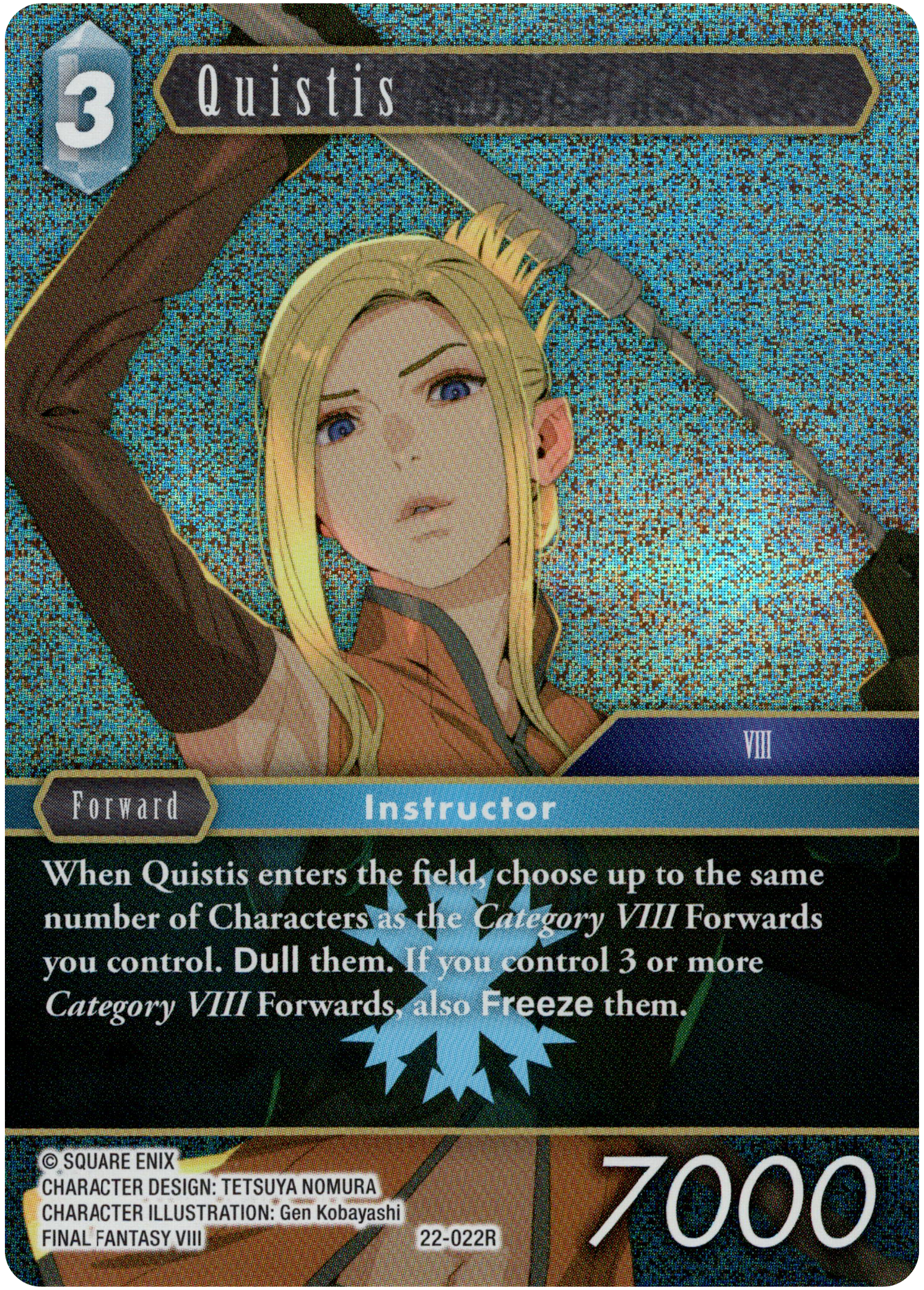 Quistis - 22-022R - Hidden Hope - Foil - Card Cavern
