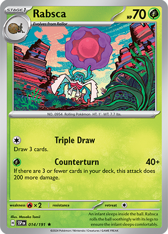 Rabsca - 014/191 - Surging Sparks - Holo - Card Cavern