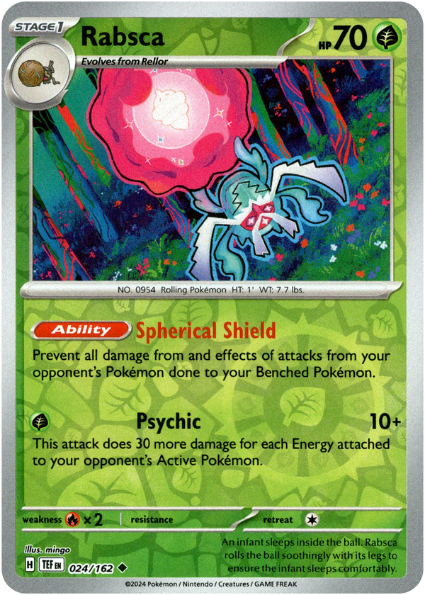 Rabsca - 024/162 - Temporal Forces - Reverse Holo - Card Cavern