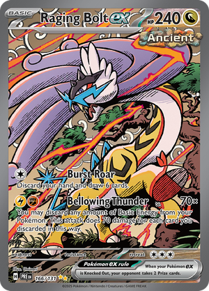 Raging Bolt ex - 166/131 - Prismatic Evolutions - Holo - Card Cavern
