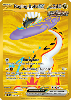 Raging Bolt ex - 218/162 - Temporal Forces - Holo - Card Cavern