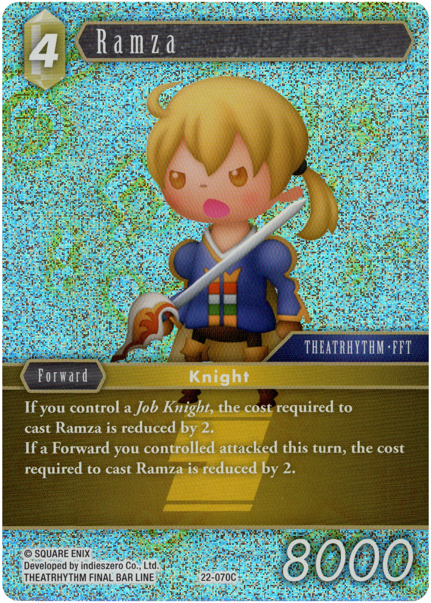 Ramza - 22-070C - Hidden Hope - Foil - Card Cavern
