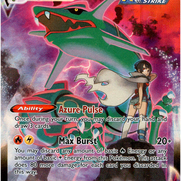 Rayquaza VMAX - TG20/TG30 - Silver Tempest - Holo Card Cavern Trading Cards, LLC Rayquaza VMAX - TG20/TG30 - Silver Tempest - Holo Card Cavern Trading Cards, LLC