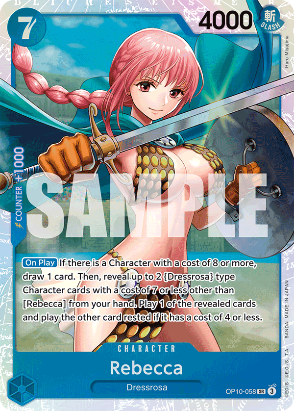 Rebecca - OP10-058 SR - Royal Blood - Foil - Card Cavern