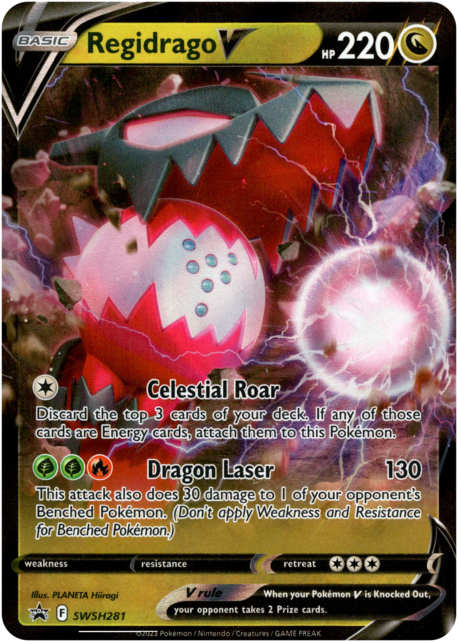 Regidrago V - SWSH281 - Sword & Shield Promo - Card Cavern
