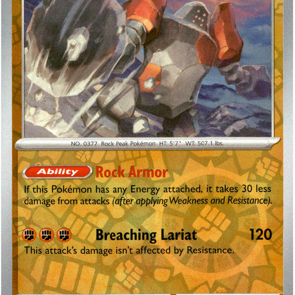 Regirock - 082/159 - Journey Together - Reverse Holo Card Cavern Trading Cards, LLC Regirock - 082/159 - Journey Together - Reverse Holo Card Cavern Trading Cards, LLC