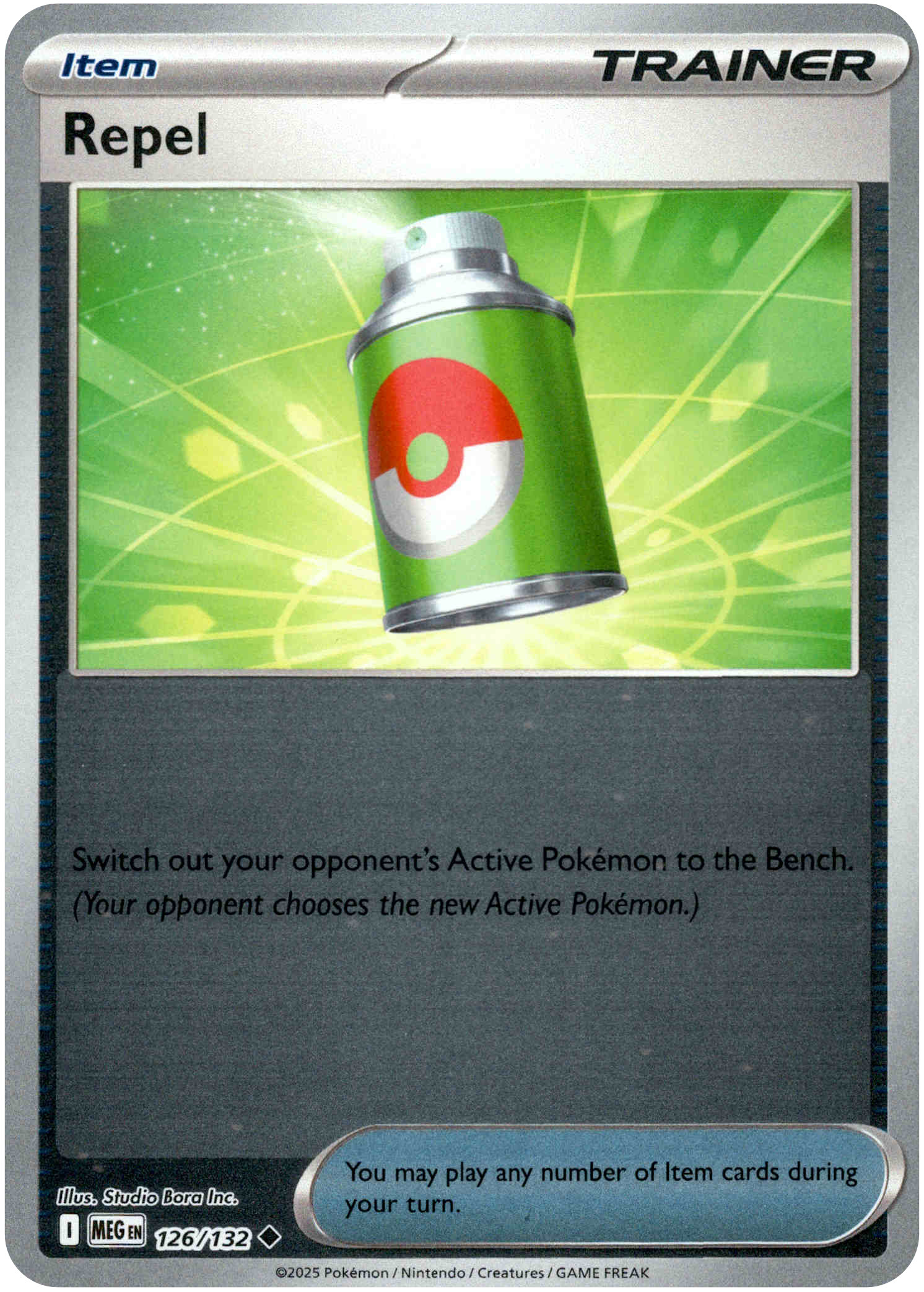 Repel - 126/132 - Mega Evolution - Reverse Holo - Card Cavern