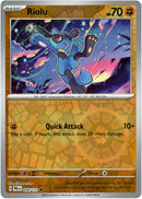 Riolu - 050/131 - Prismatic Evolutions - Reverse Holo - Card Cavern