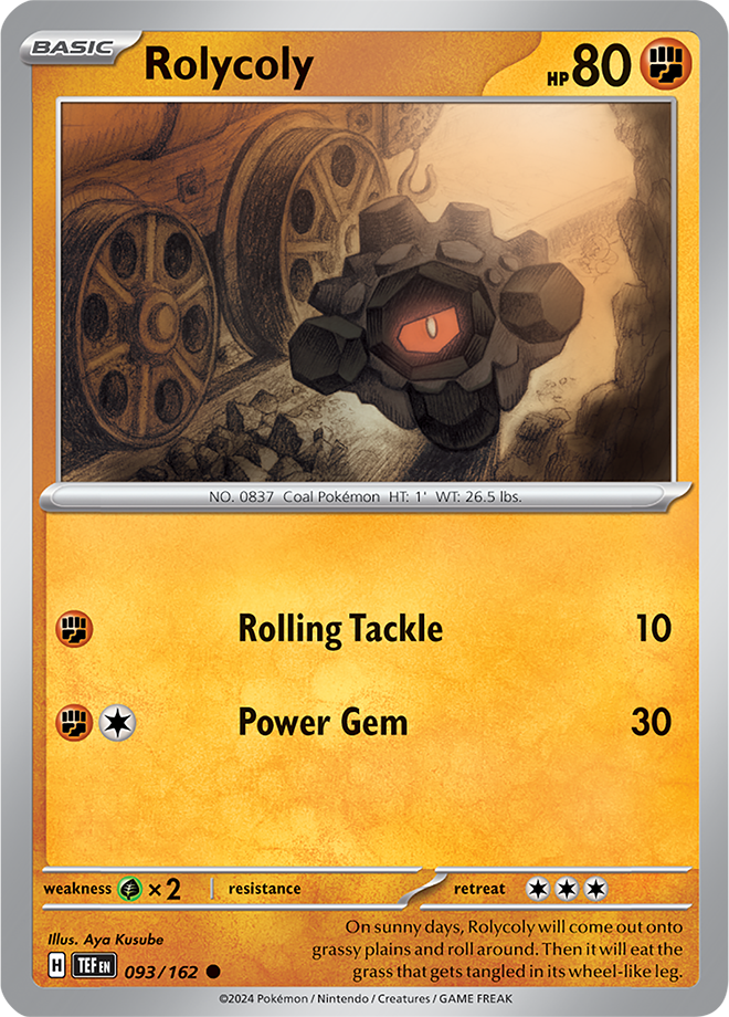 Rolycoly - 093/162 - Temporal Forces - Card Cavern