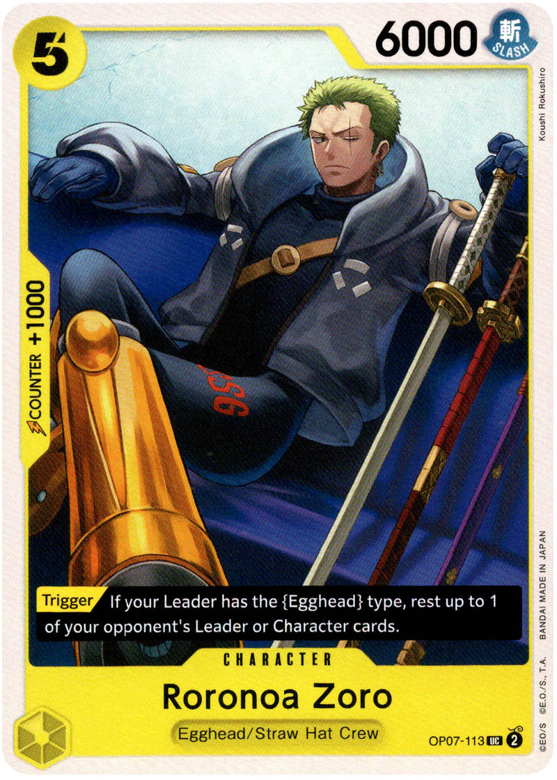 Roronoa Zoro - OP07-113UC - 500 years in the Future – Card Cavern