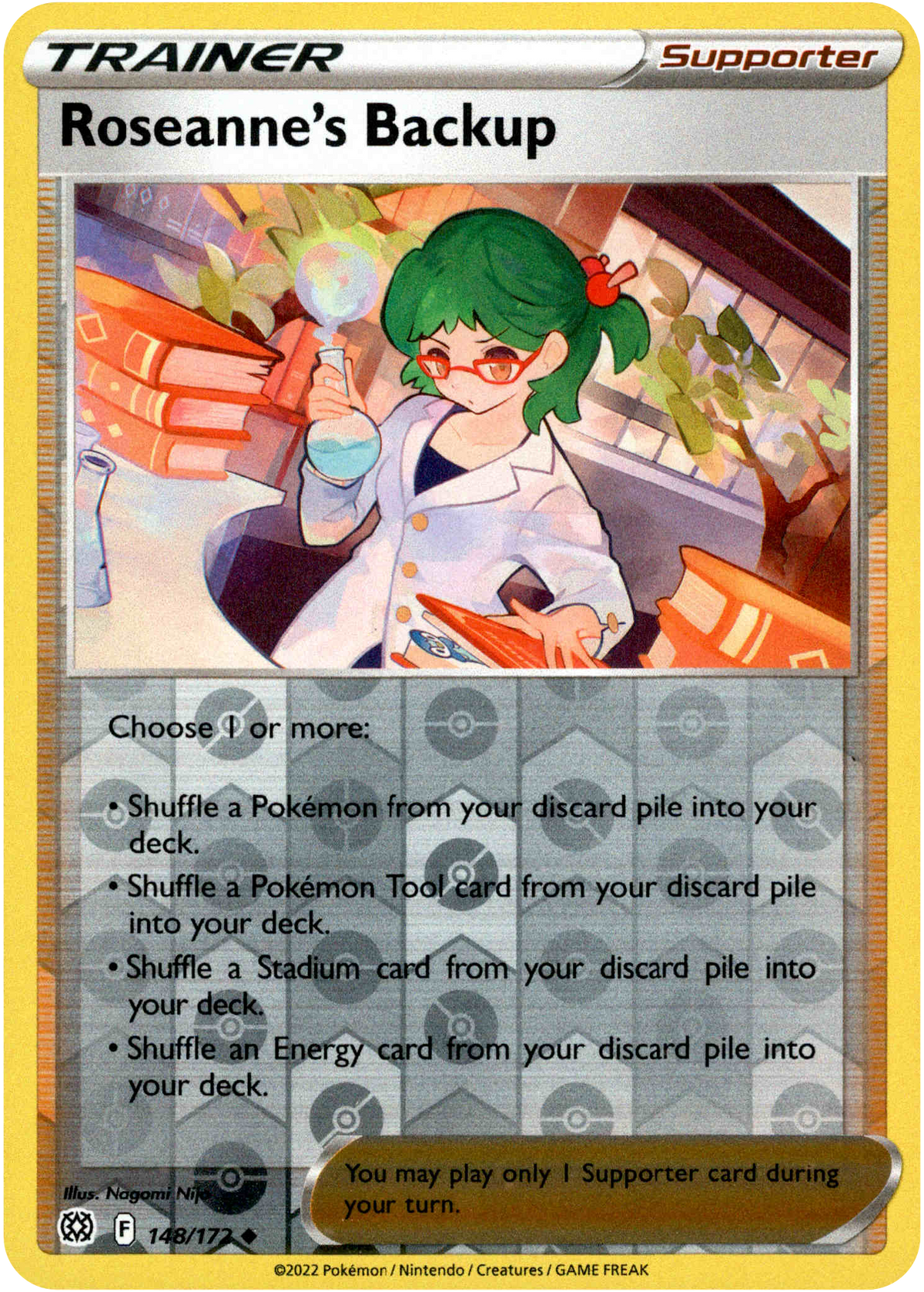 Roseanne's Backup - 148/172 - Brilliant Stars - Reverse Holo - Card Cavern