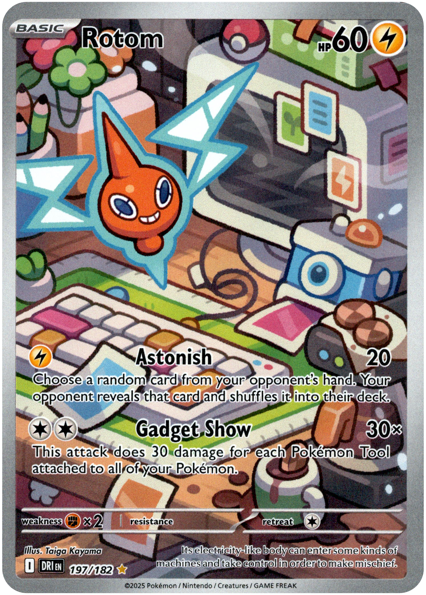 Rotom - 197/182 - Destined Rivals - Holo - Card Cavern