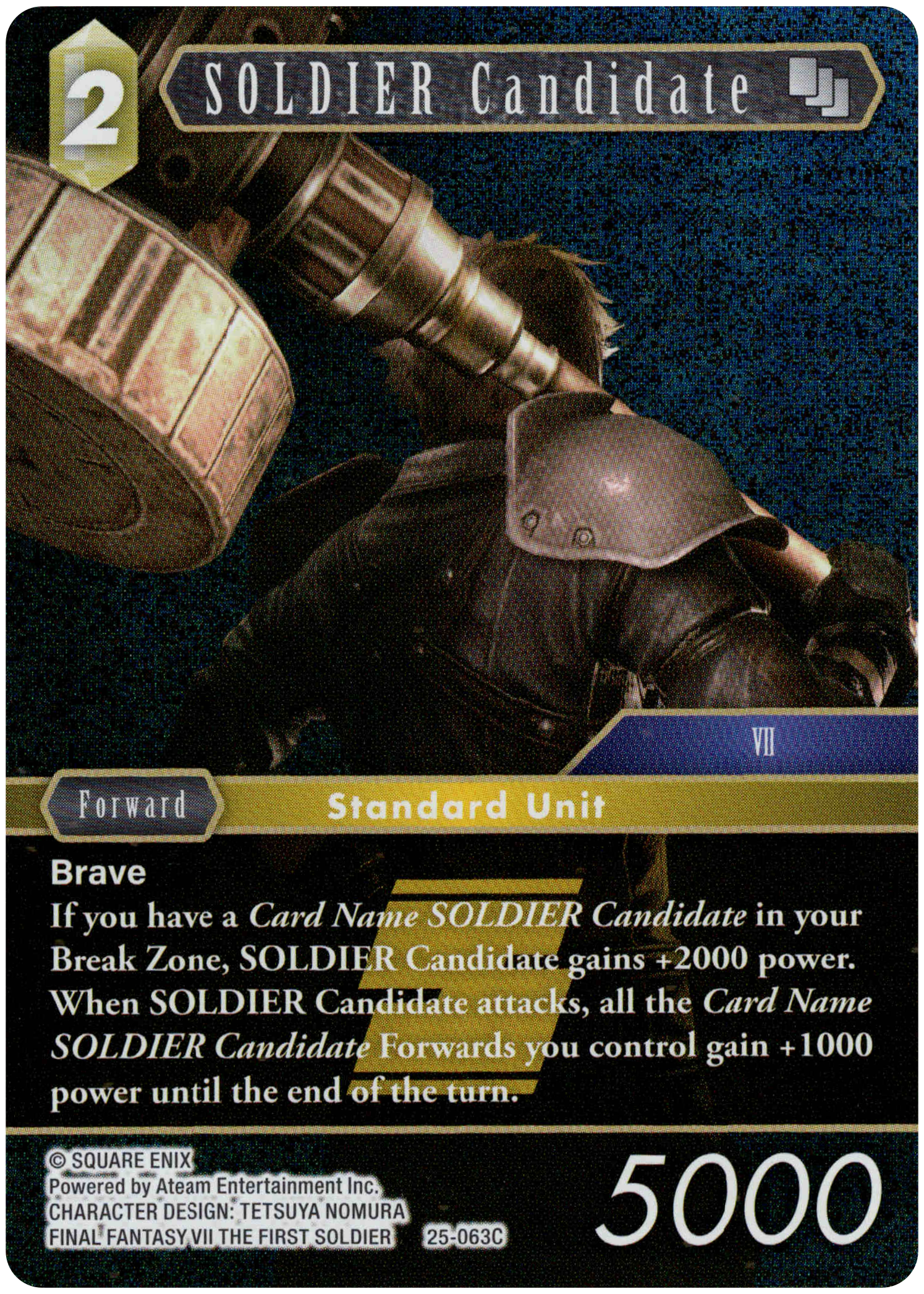 SOLDIER Candidate - 25-063C - Tears of the Planet - Foil - Card Cavern
