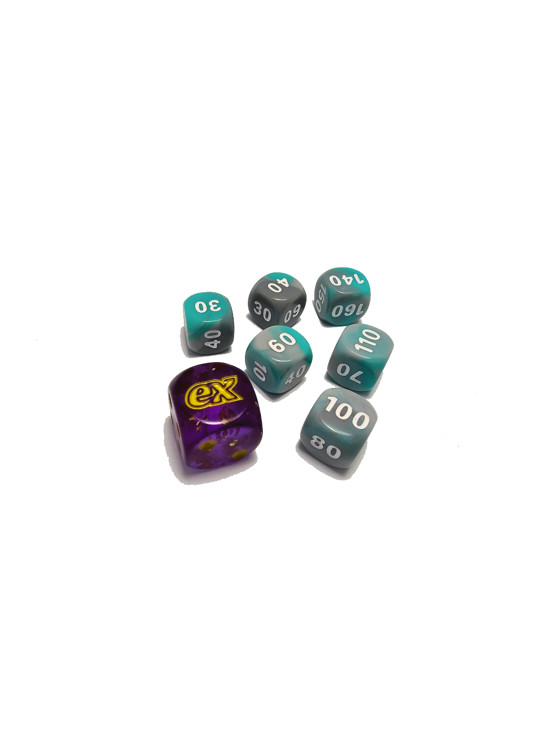 Scarlet & Violet - Miraidon ex ETB Dice - 6 Damage Counters and 1 Coin-Flip Die - Card Cavern