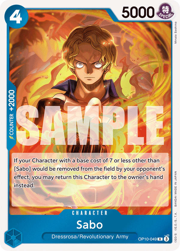 Sabo - OP10-049 R - Royal Blood - Foil - Card Cavern