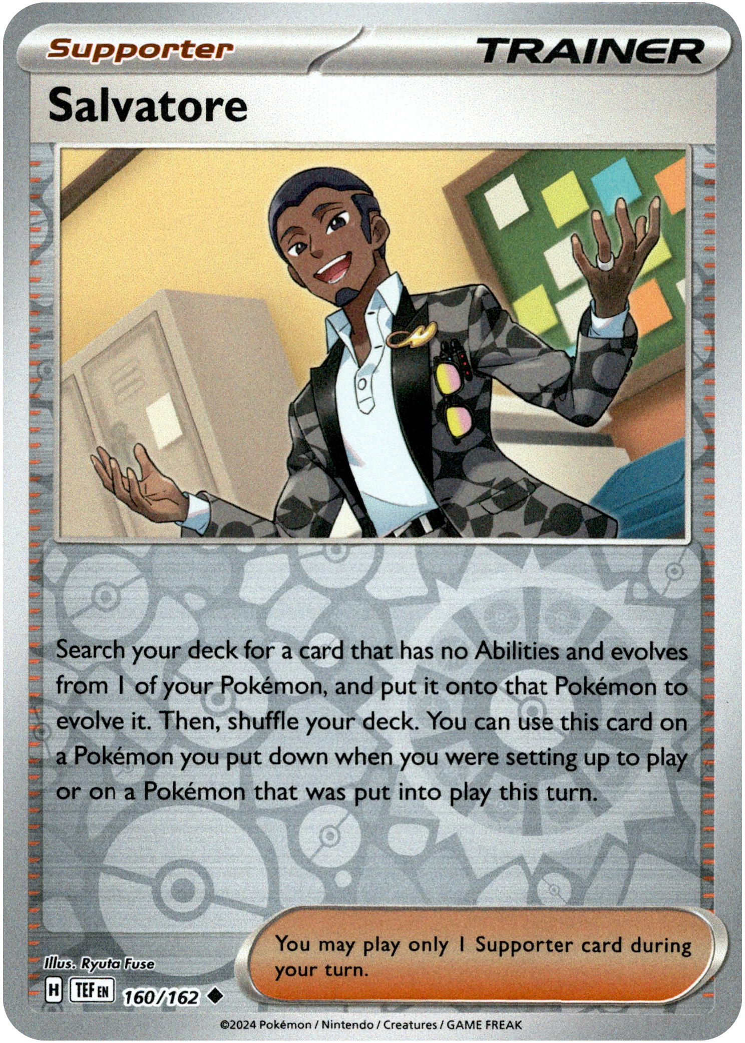 Salvatore - 160/162 - Temporal Forces - Reverse Holo - Card Cavern