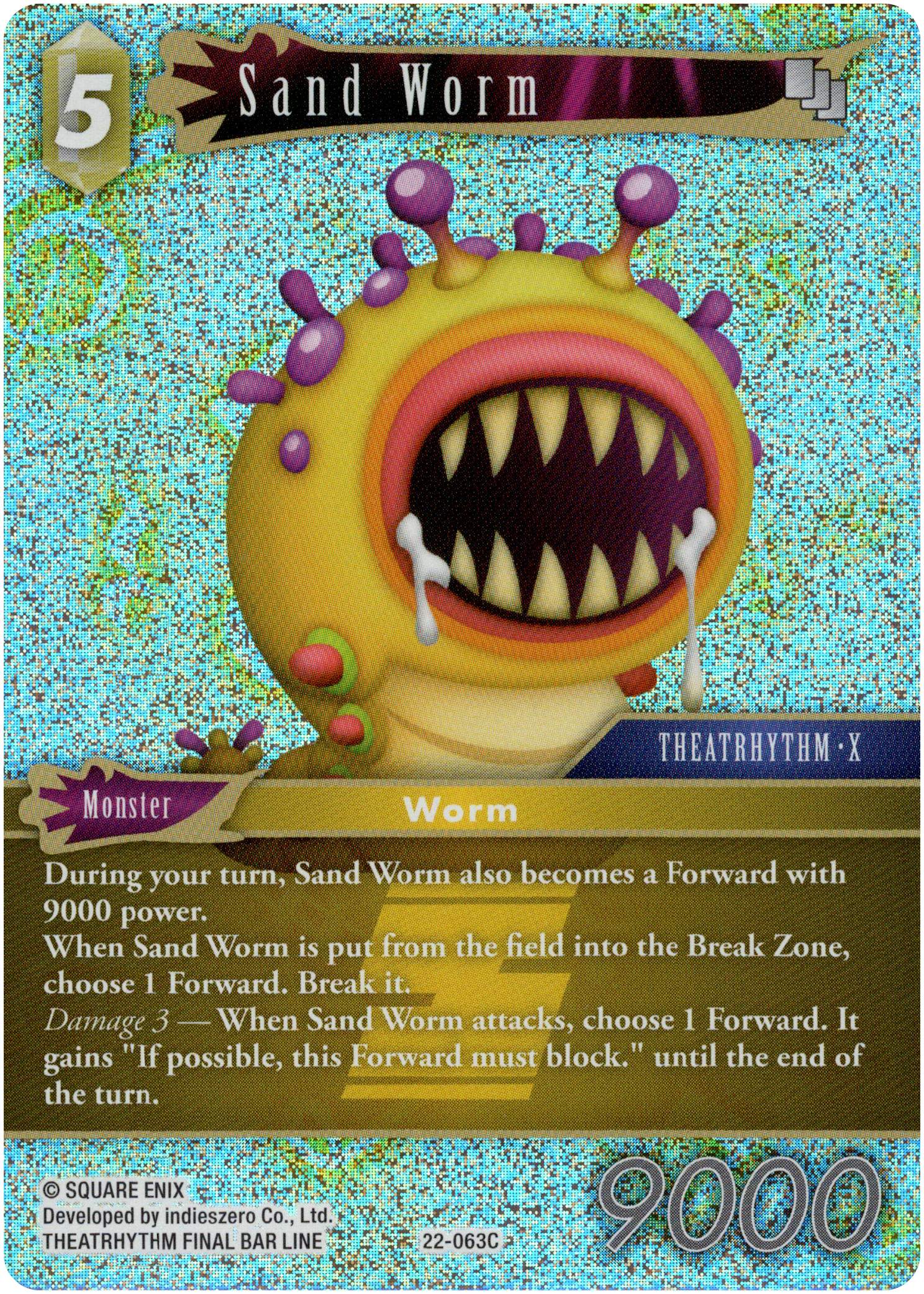 Sand Worm - 22-063C - Hidden Hope - Foil - Card Cavern