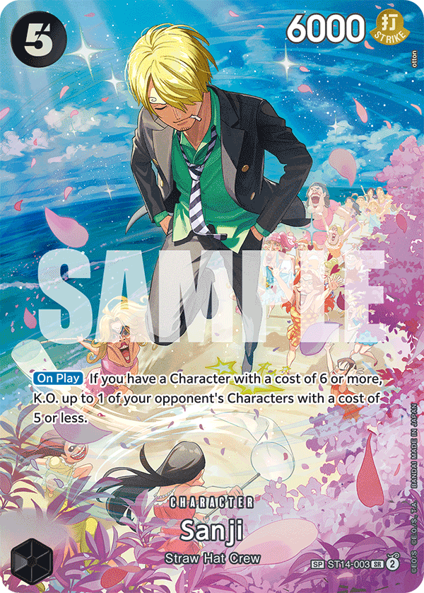 Sanji (SP) - ST14-003 SR - Royal Blood - Foil - Card Cavern