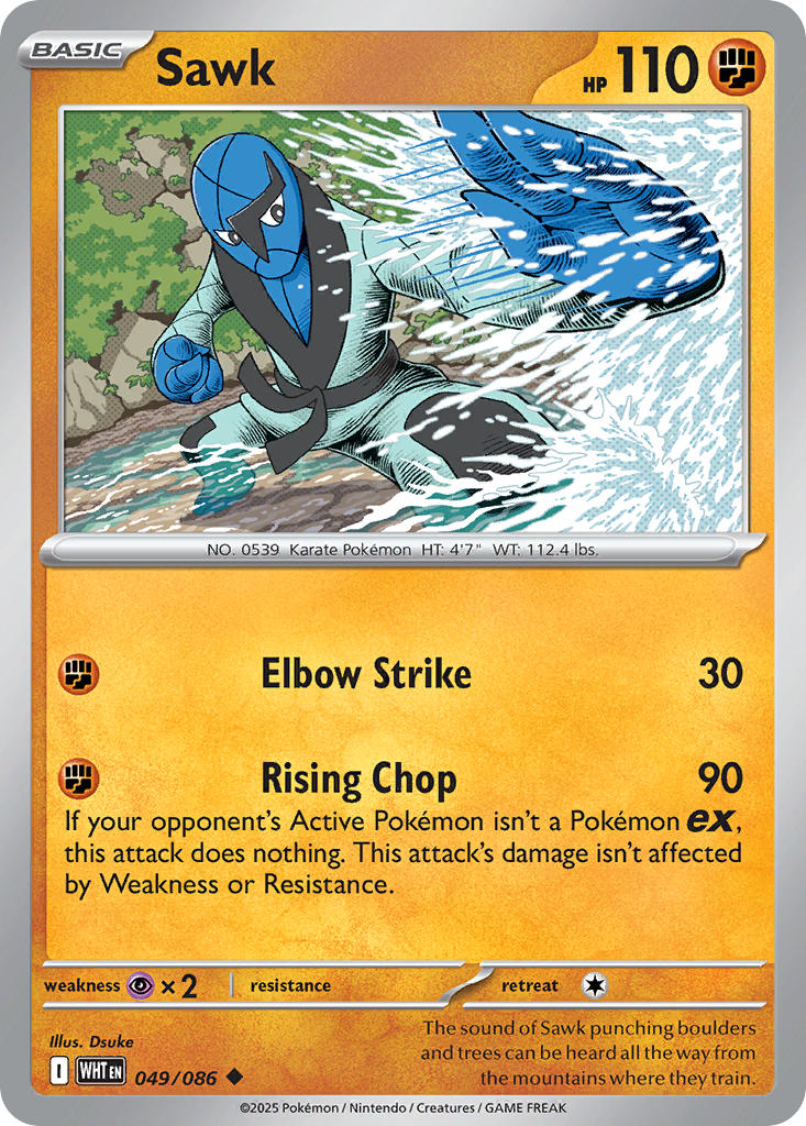 Sawk - 049/086 - White Flare - Card Cavern