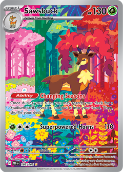 Sawsbuck - 166/162 - Temporal Forces - Holo - Card Cavern