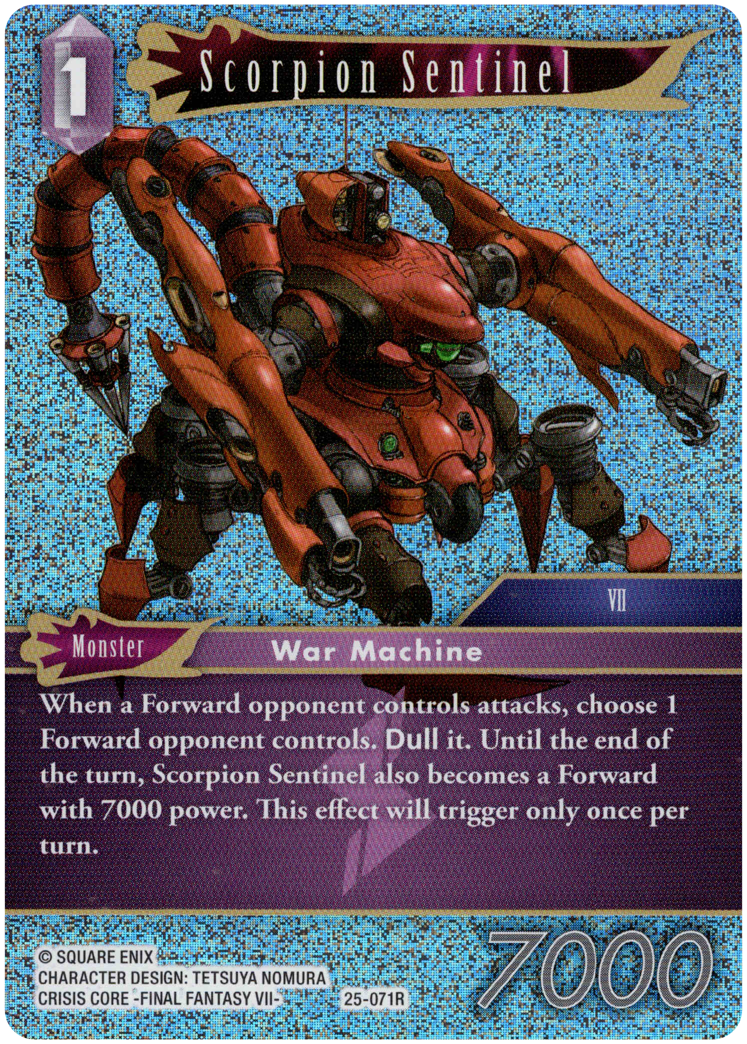 Scorpion Sentinel - 25-071R - Tears of the Planet - Foil - Card Cavern