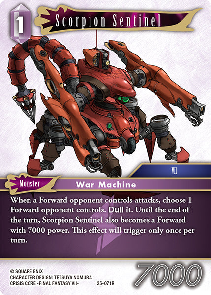 Scorpion Sentinel - 25-071R - Tears of the Planet - Card Cavern
