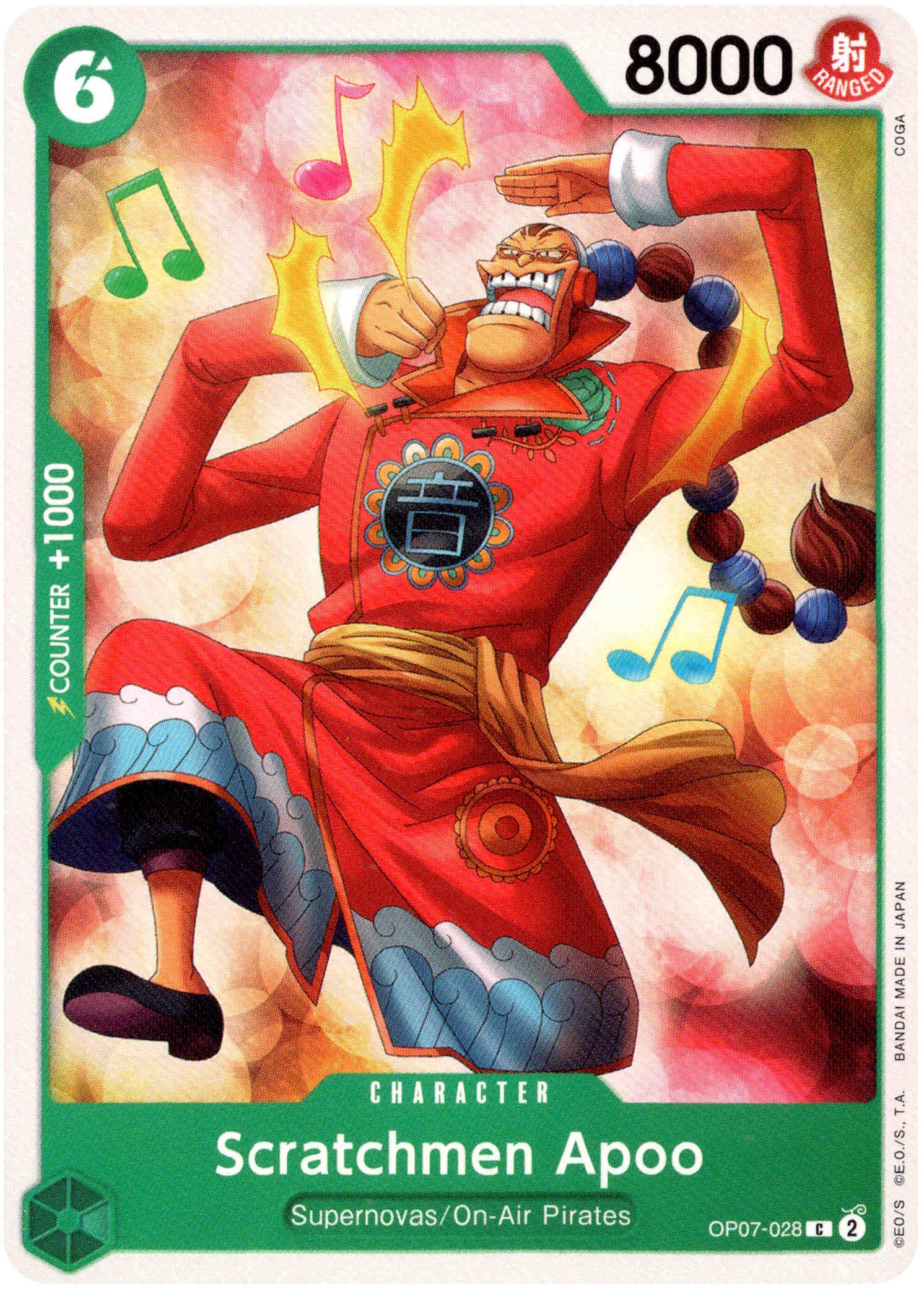Scratchmen Apoo - OP07-028C - 500 years in the Future – Card Cavern ...