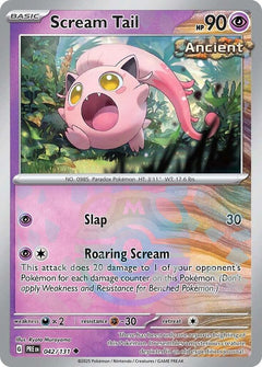 Scream Tail (Master Ball Pattern) - 042/131 - Prismatic Evolutions - Holo - Card Cavern