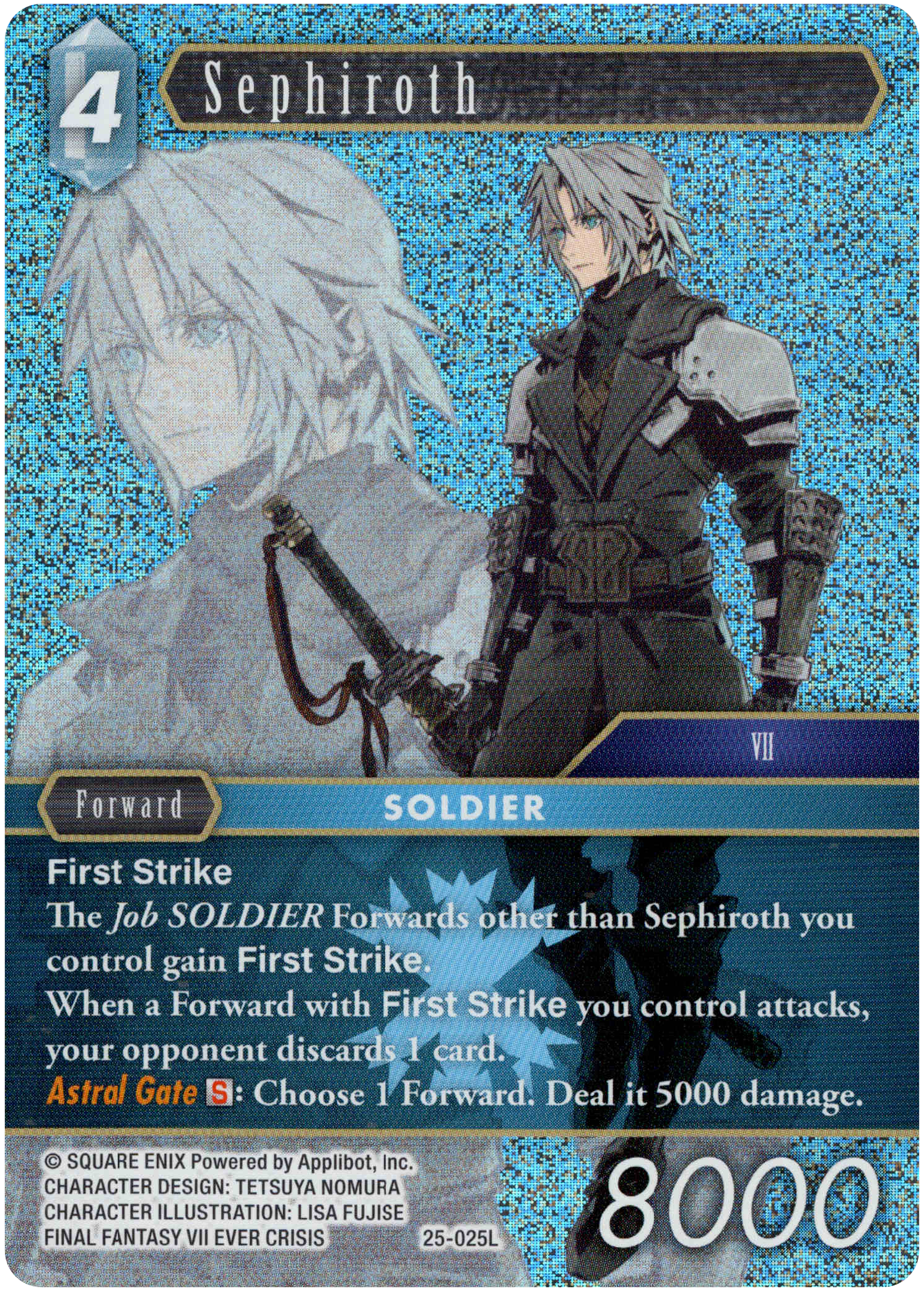 Sephiroth - 25-025L - Tears of the Planet - Foil - Card Cavern