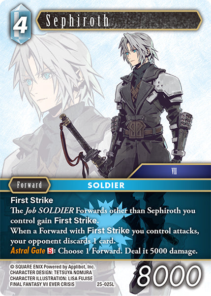 Sephiroth - 25-025L - Tears of the Planet - Card Cavern