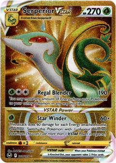 Serperior VSTAR Secret Rare - 210/195 - Silver Tempest - Holo - Card Cavern