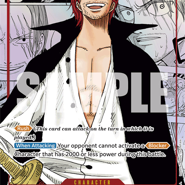 shanks manga rare card Shanks (Manga) - OP01-120 SEC - The Best