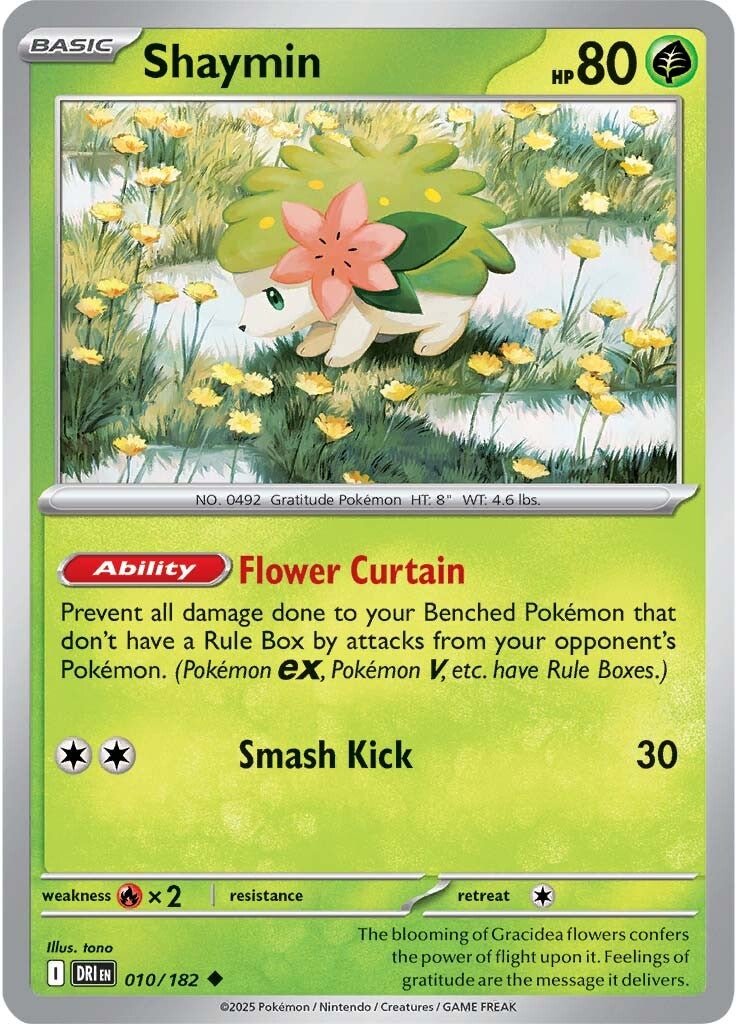 Shaymin - 010/182 - Destined Rivals - Card Cavern