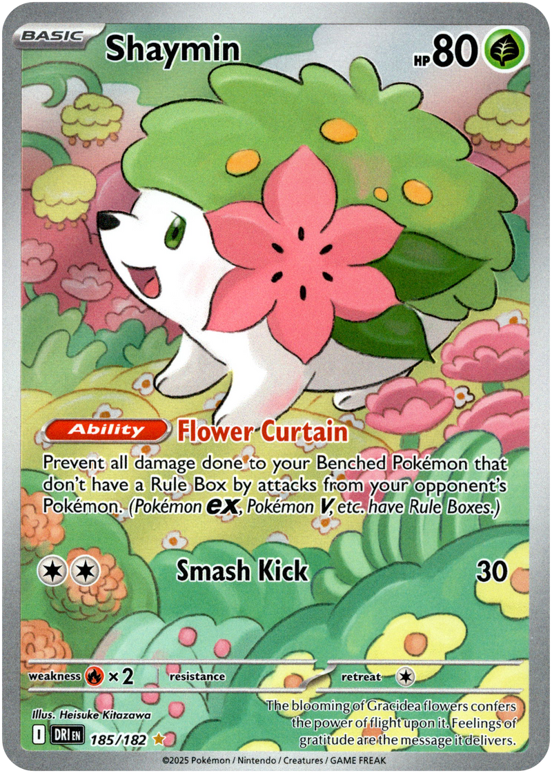 Shaymin - 185/182 - Destined Rivals - Holo - Card Cavern