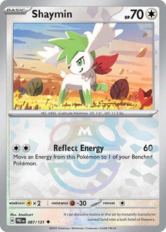 Shaymin (Master Ball Pattern) - 087/131 - Prismatic Evolutions - Holo - Card Cavern