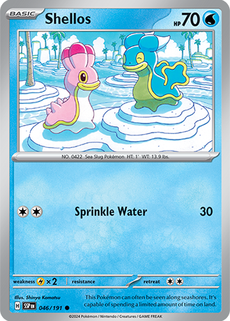 Shellos - 046/191 - Surging Sparks - Card Cavern