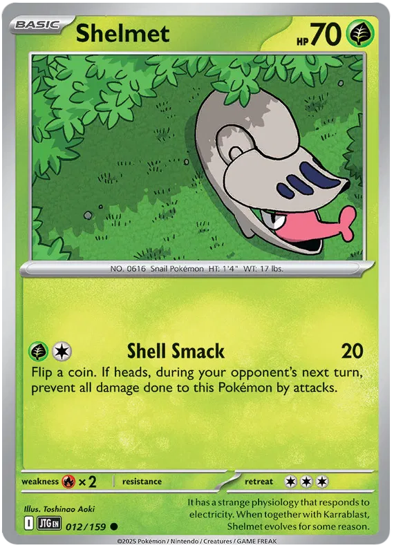 Shelmet - 012/159 - Journey Together - Card Cavern