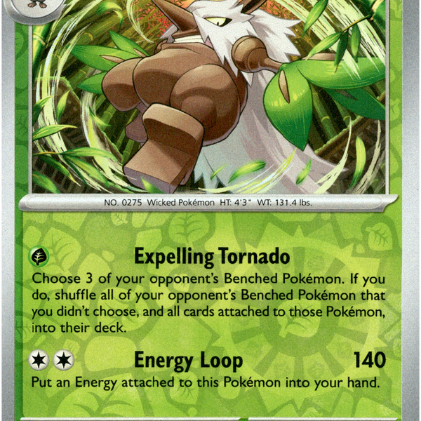 Shiftry - 005/162 - Temporal Forces - Reverse Holo Card Cavern Trading Cards, LLC Shiftry - 005/162 - Temporal Forces - Reverse Holo Card Cavern Trading Cards, LLC