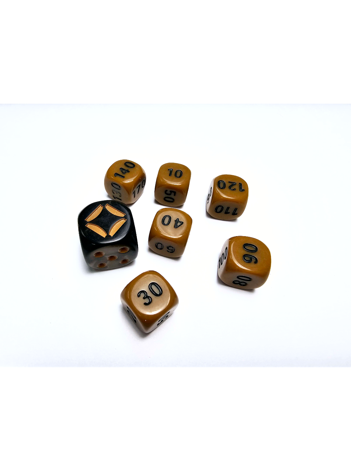 Shining Fates ETB Dice - 6 Damage Counters and 1 Coin-Flip Die - Card Cavern