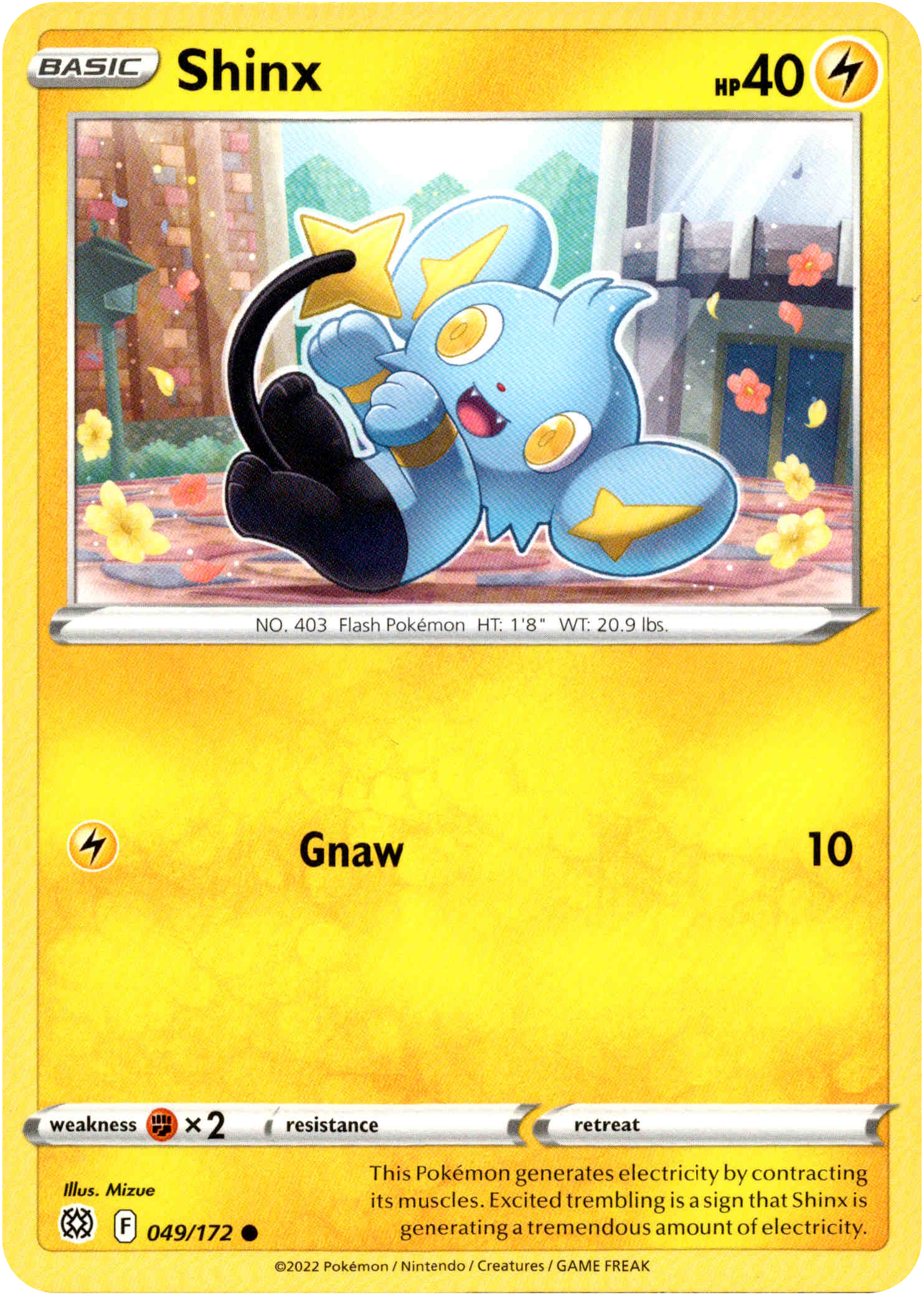 Shinx - 049/172 - Brilliant Stars - Card Cavern