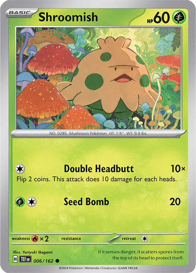 Shroomish - 006/162 - Temporal Forces - Card Cavern
