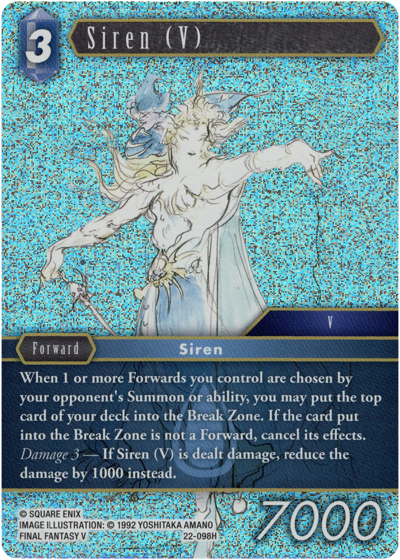 Siren (V) - 22-098H - Hidden Hope - Foil - Card Cavern