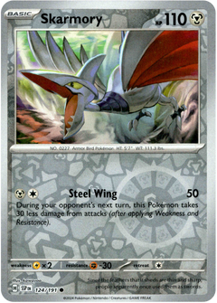 Skarmory - 124/191 - Surging Sparks - Reverse Holo - Card Cavern