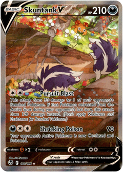 Skuntank V Alternate Art - 181/195 - Silver Tempest - Holo - Card Cavern