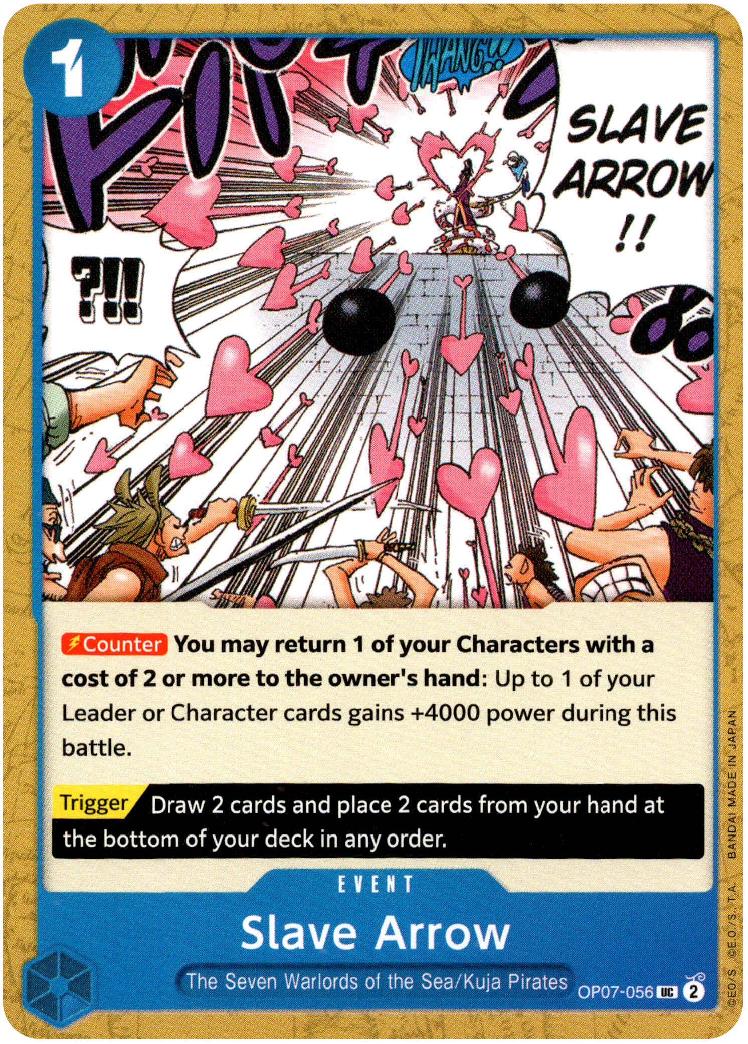 Slave Arrow - OP07-056UC - 500 years in the Future - Card Cavern