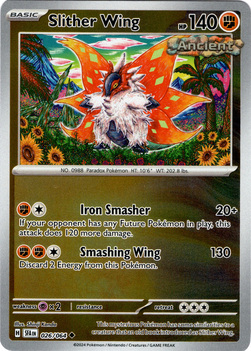 Slither Wing - 026/064 - Shrouded Fable - Reverse Holo Card Cavern Trading Cards, LLC Slither Wing - 026/064 - Shrouded Fable - Reverse Holo Card Cavern Trading Cards, LLC