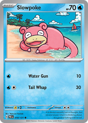 Slowpoke - 018/131 - Prismatic Evolutions - Card Cavern