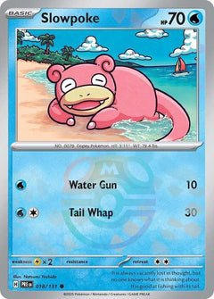 Slowpoke (Master Ball Pattern) - 018/131 - Prismatic Evolutions - Holo - Card Cavern